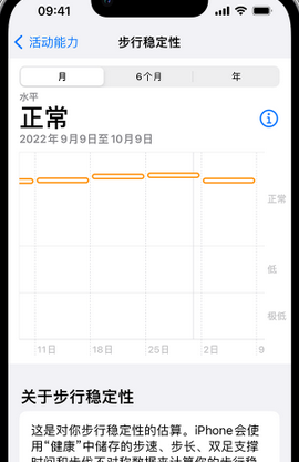 曲松iPhone手机维修如何在iPhone开启'步行稳定性通知'